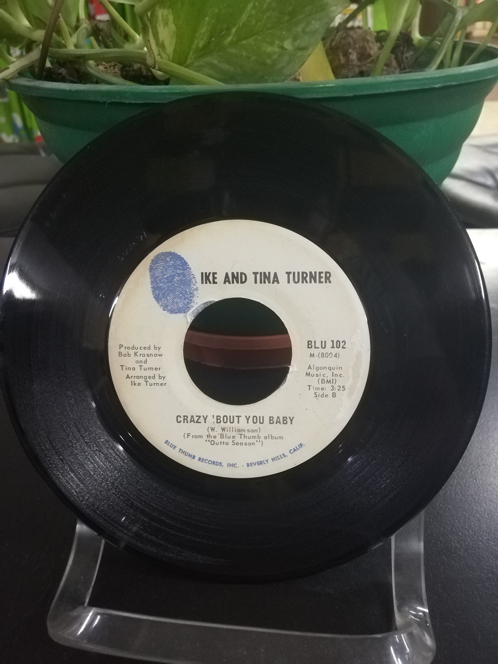 Imagen LP IMPORTADO 45 RPM IKE AND TINA TURNER - THE HUNTER/CRAZY ´BOUT YOU BABY 2