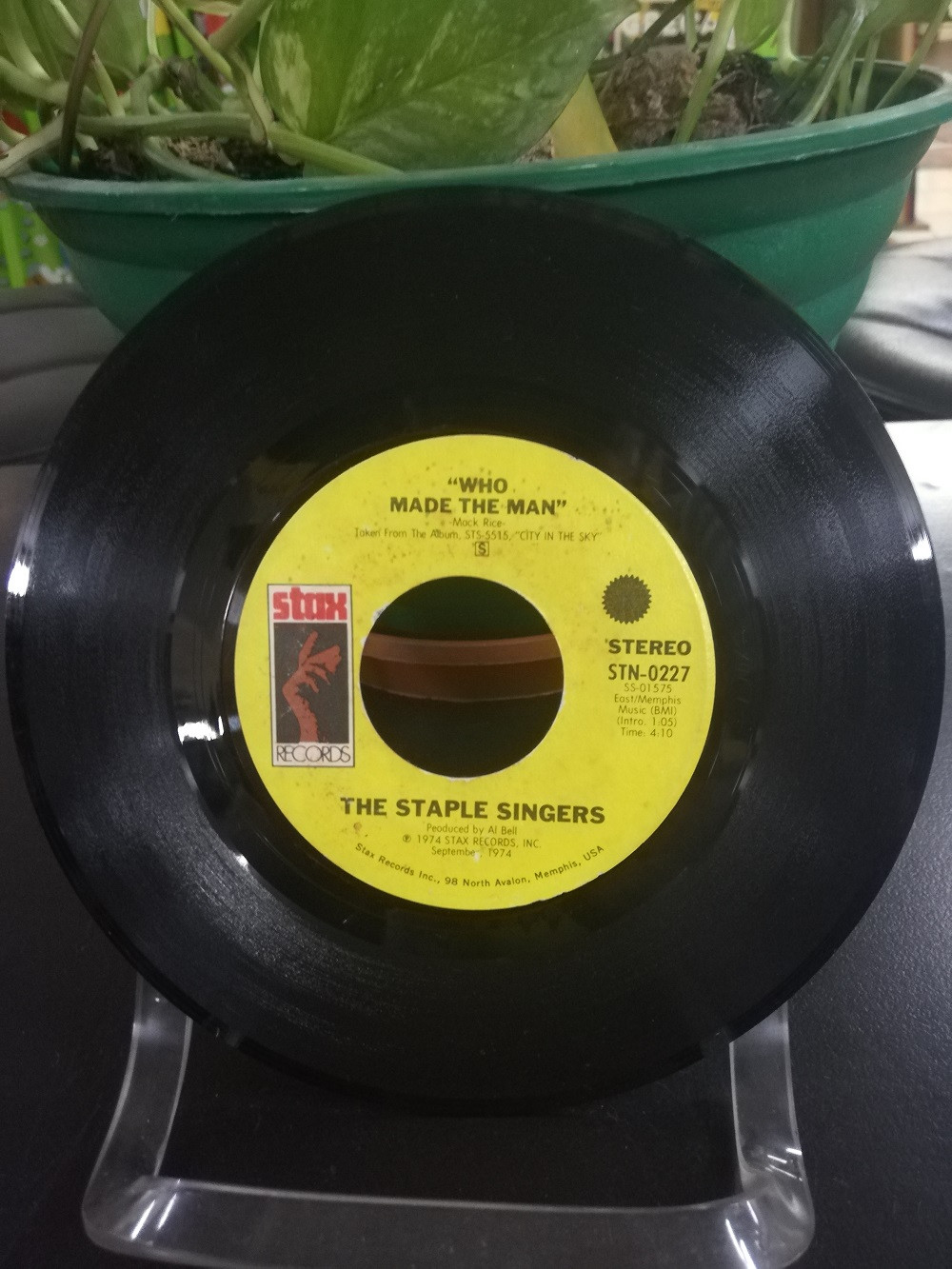 Imagen LP IMPORTADO 45 RPM THE STAPLE SINGERS - WHO MADE THE MAN/MY MAIN MAN