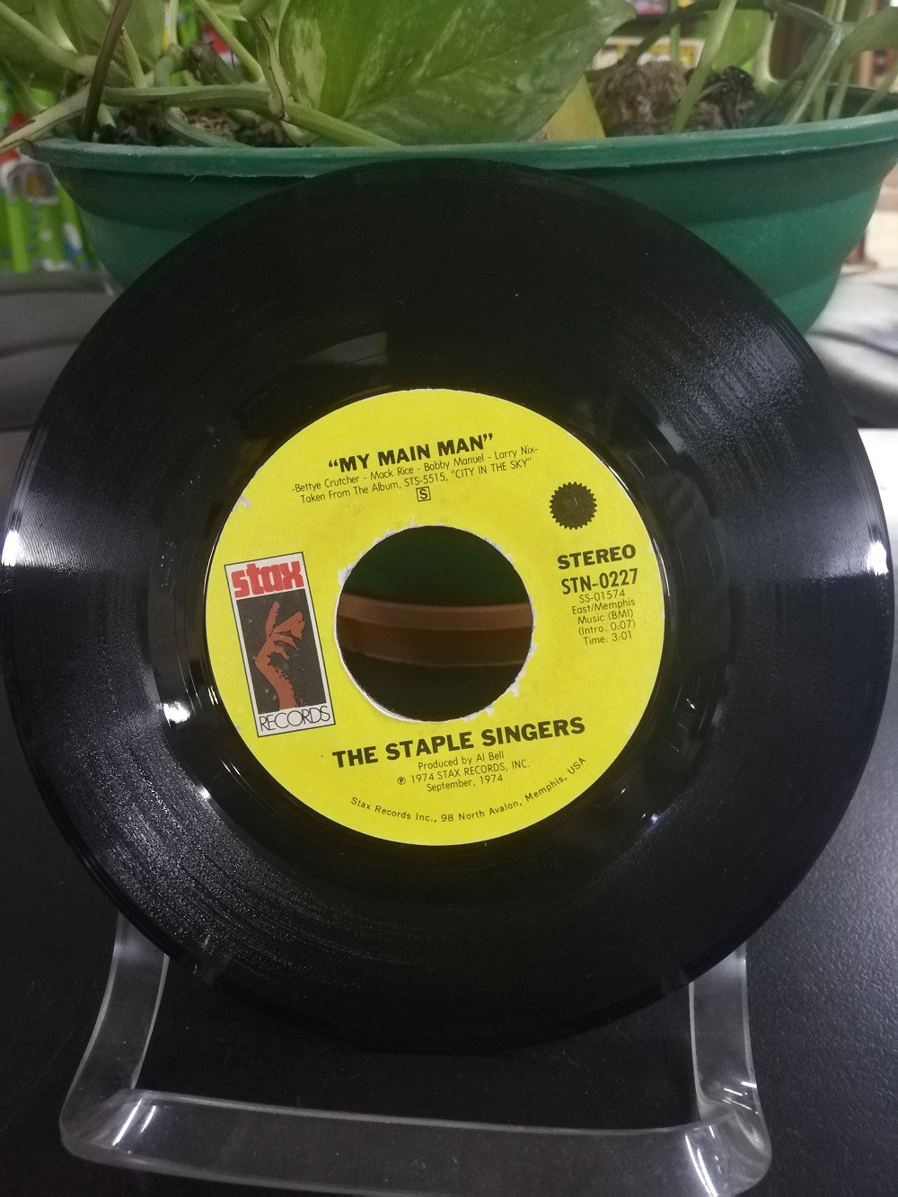 Imagen LP IMPORTADO 45 RPM THE STAPLE SINGERS - WHO MADE THE MAN/MY MAIN MAN 2