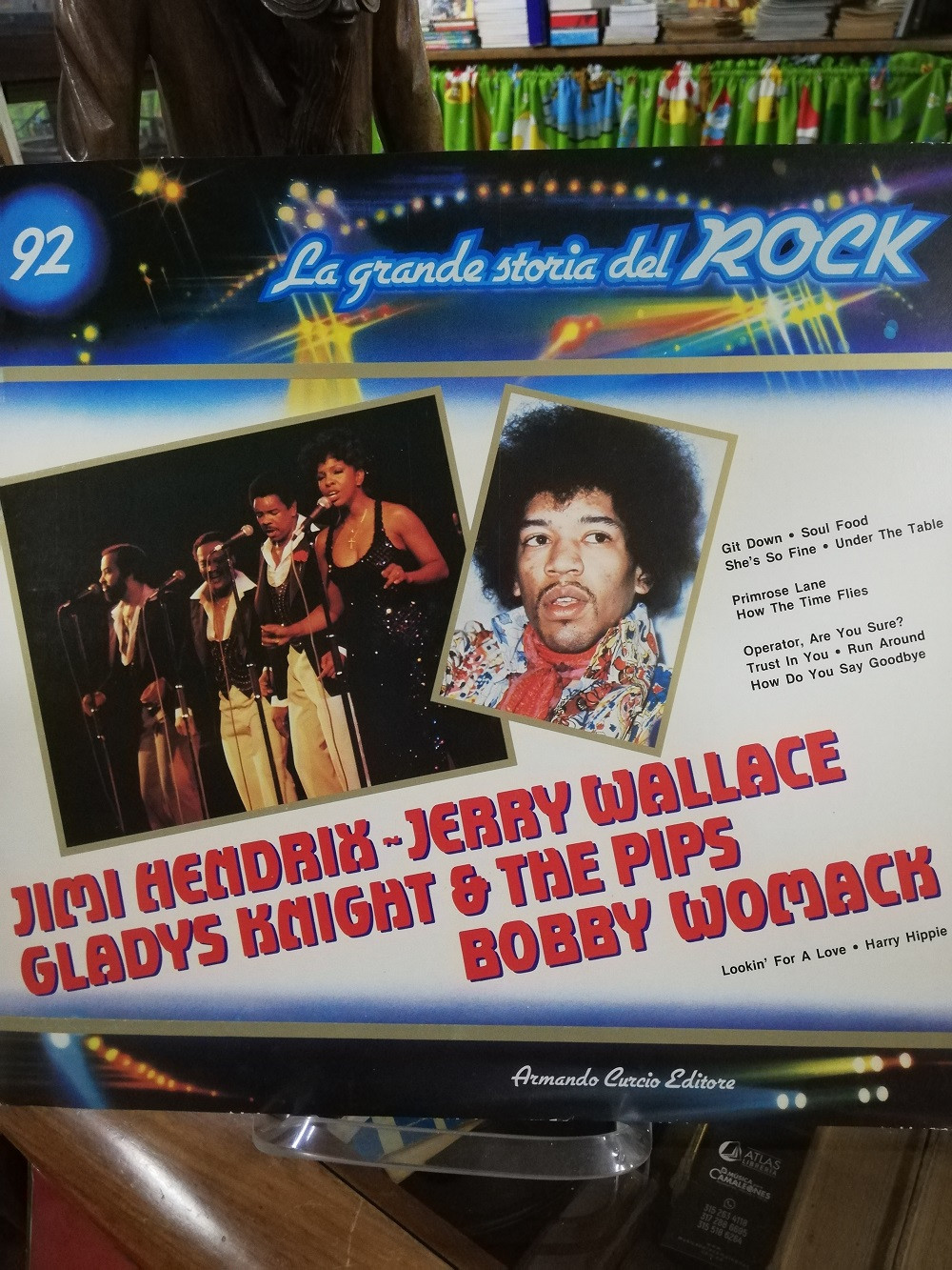 Imagen LP JIMI HENDRIX/JERRY WALLACE/GLADYS KNIGHT & THE PIPS/BOBBY WOMACK - LA GRANDE STORIA DEL ROCK VOL. 92 1