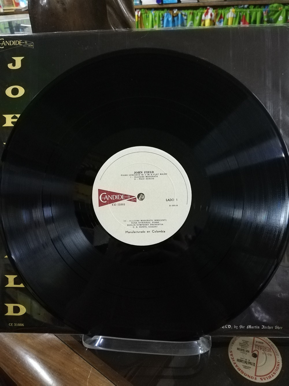 Imagen LP JOHN FIELD - CONCIERTO No. 2 EN LA BEMOL, PARA PIANO/NOCTURNOS PARA PIANO 3