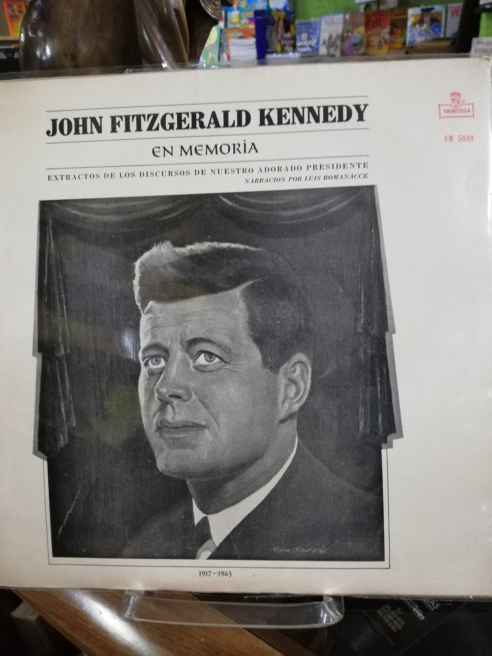 Imagen LP JOHN FITZGERALD KENNEDY - EN MEMORIA 1
