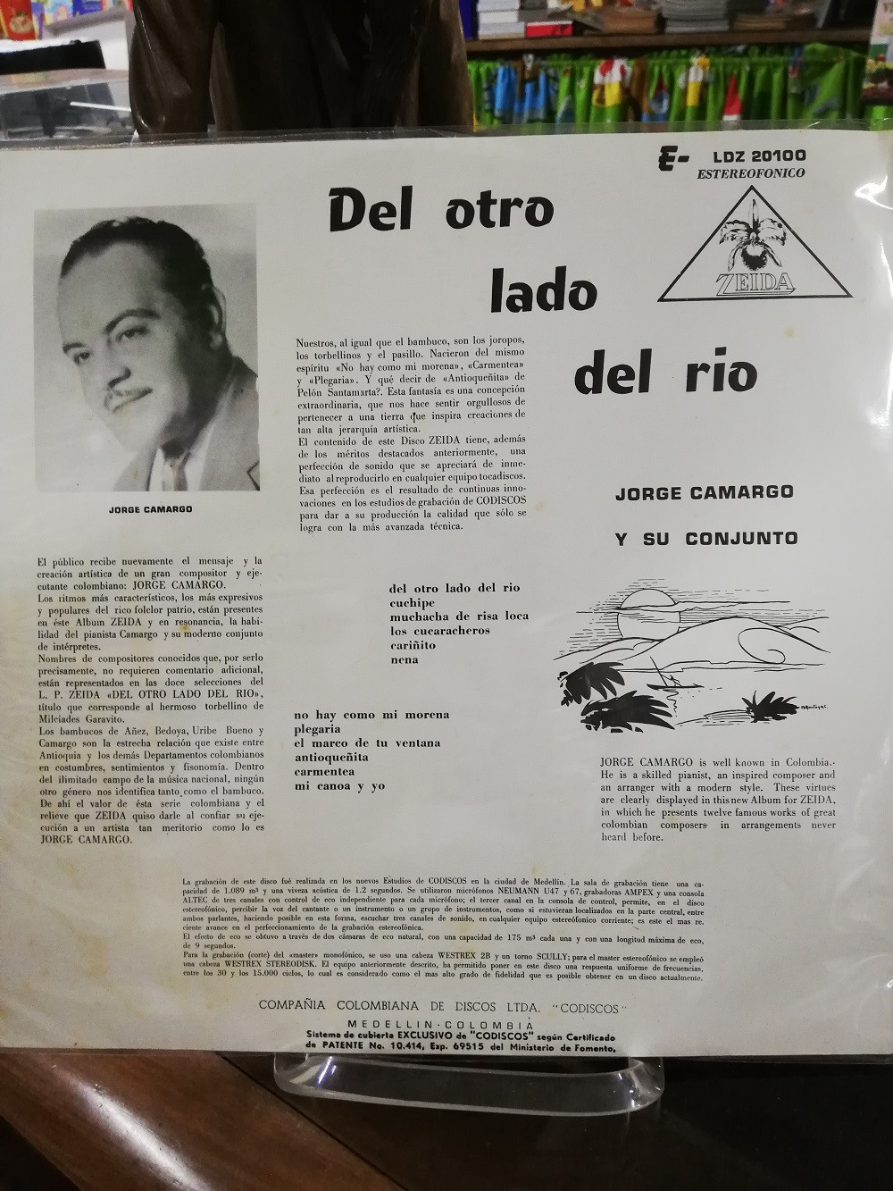 Imagen LP JORGE CAMARGO Y SU CONJUNTO - DEL OTRO LADO DEL RIO 2
