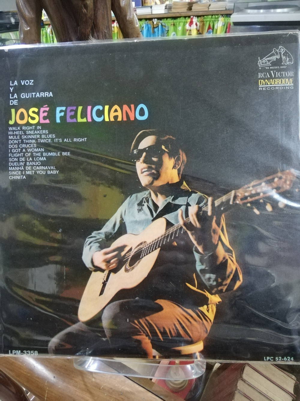 Imagen LP JOSÉ FELICIANO - LA VOZ Y LA GUITARRA DE JOSÉ FELICIANO