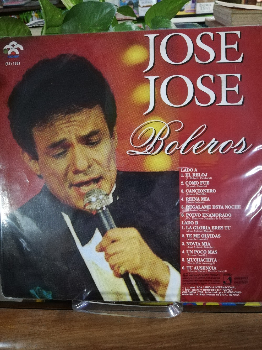 LP JOSÉ JOSÉ BOLEROS 611331 Libreria Atlas