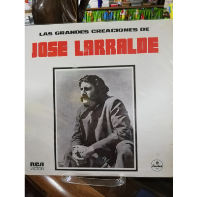 ImagenLP JOSÉ LARRALDE - LAS GRANDES CREACIONES DE JOSÉ LARRALDE