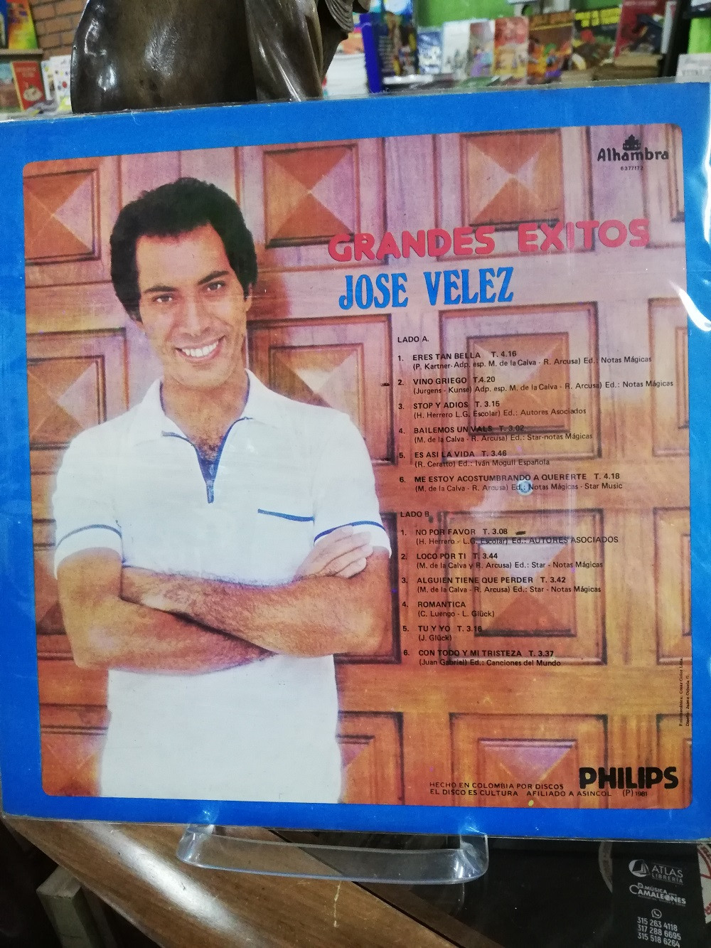 Lp Jos Velez Grandes Exitos Libreria Atlas