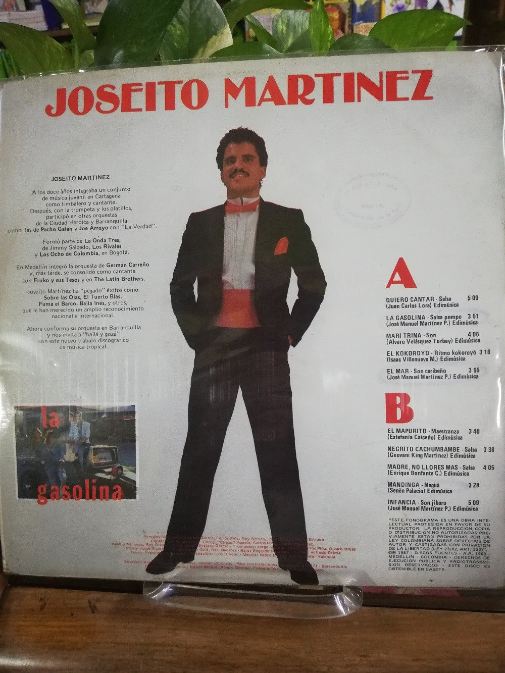 Imagen LP JOSEITO MARTINEZ Y SU ORQUESTA - JOSEITO MARTINEZ Y SU ORQUESTA 2