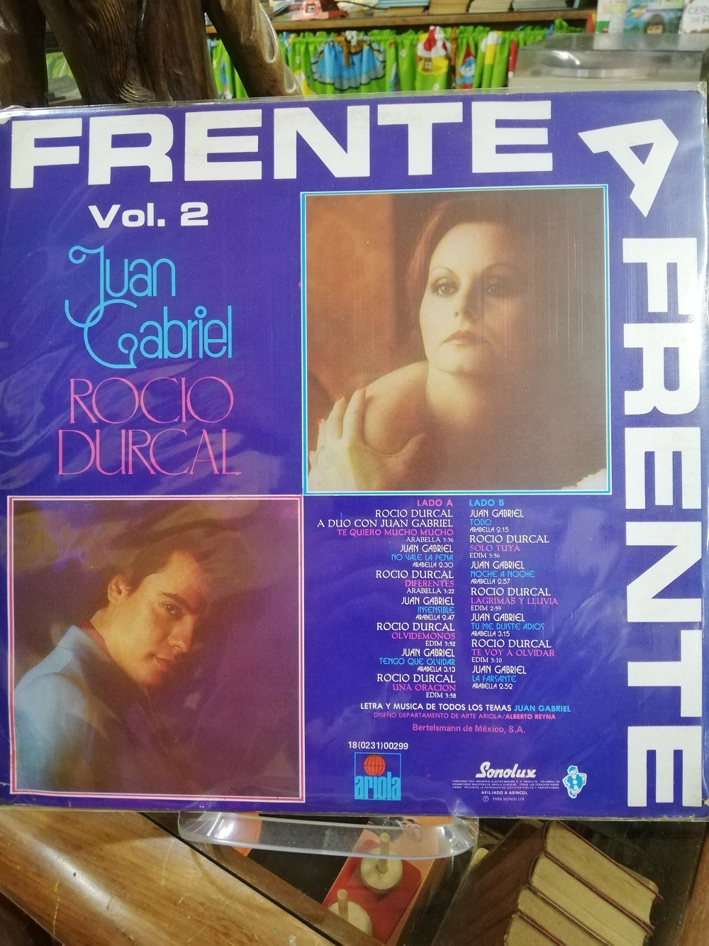 Imagen LP JUAN GABRIEL & ROCIO DURCAL - FRENTE A FRENTE VOL. 2 2