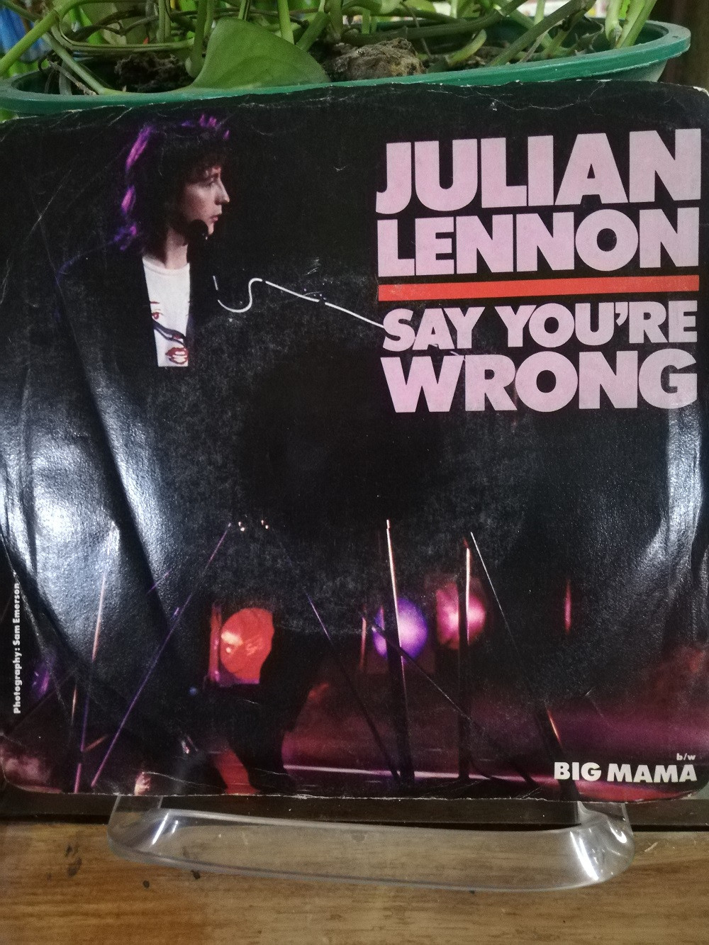 Imagen LP JULIAN LENNON - SAY YOU´RE WRONG / BIG MAMA