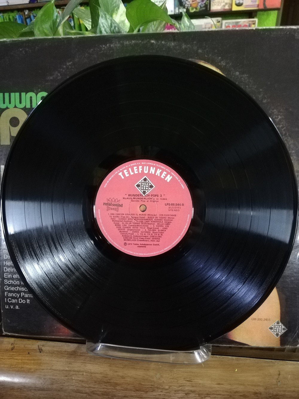 Imagen LP KLAUS WUNDERLICH ANSD HIS NEW POP ORGAN SOUND - WUNDERLICH POPS 3 4