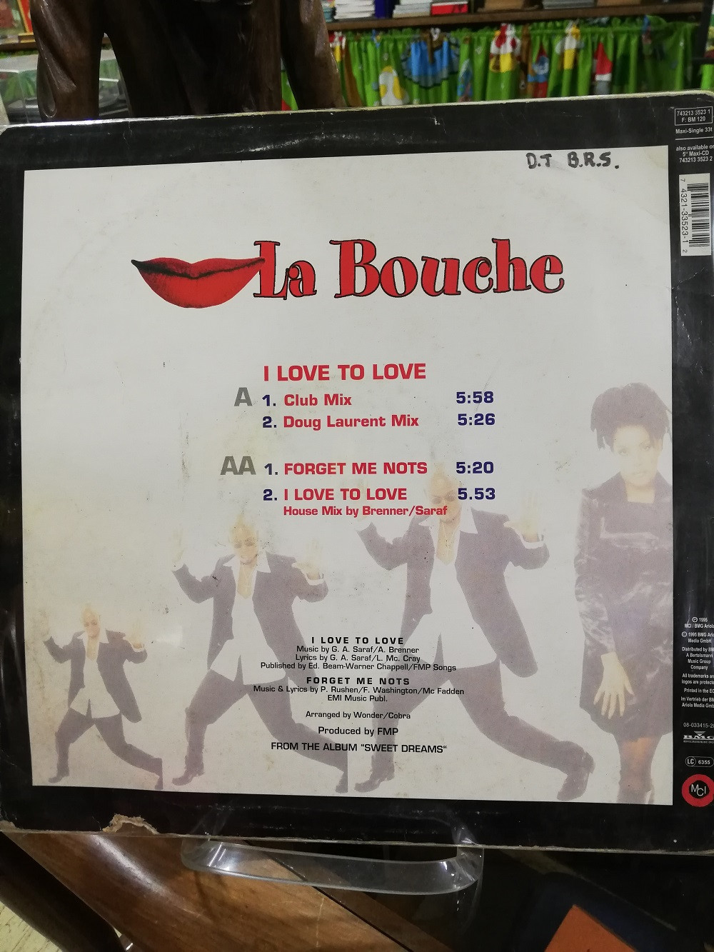 Imagen LP LA BOUCHE - I LOVE TO LOVE/FORGET ME NOTS 2