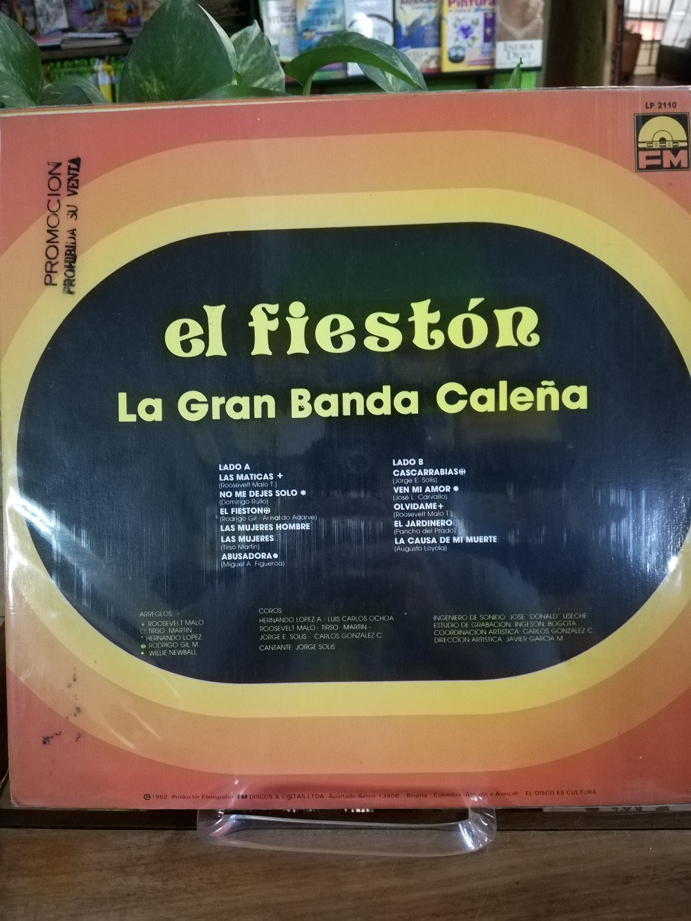 Imagen LP LA GRAN BANDA CALEÑA - EL FIESTÓN 2