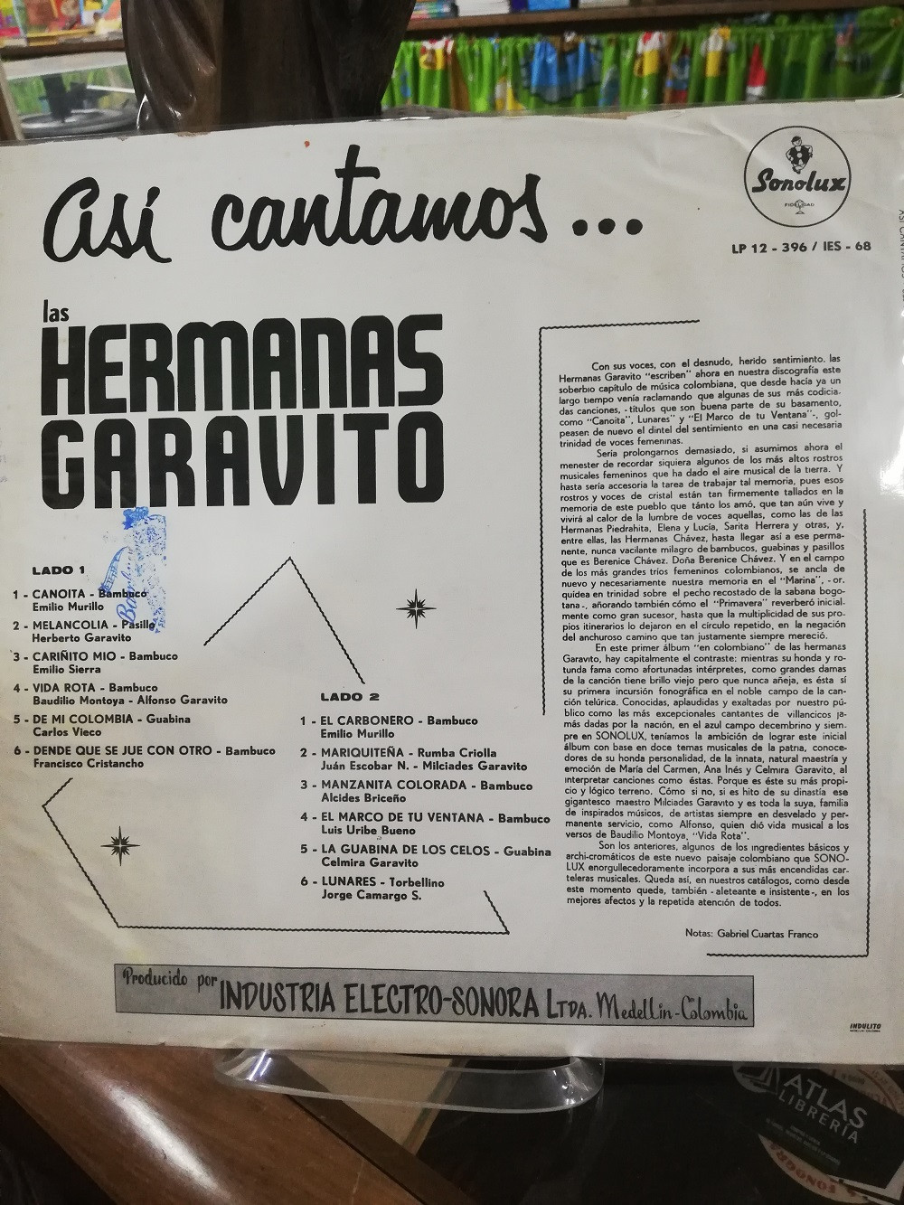 Imagen LP LAS HERMANAS GARAVITO - ASI CANTAMOS LAS HERMANAS GARAVITO 2