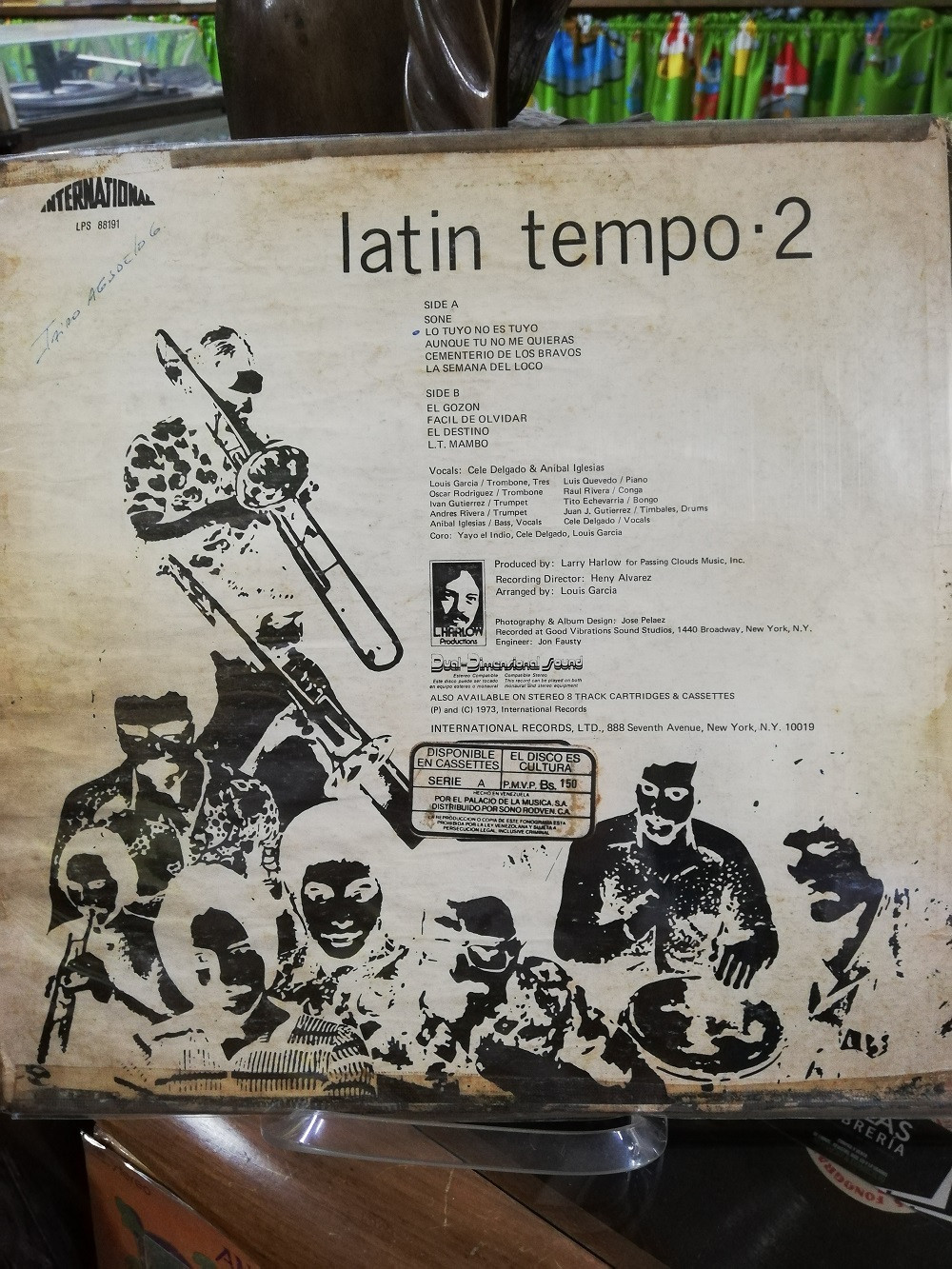 Imagen LP LATIN TEMPO - LATIN TEMPO 2 2