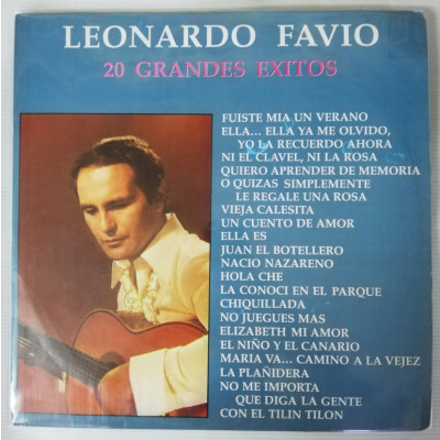 ImagenLP LEONARDO FAVIO - 20 GRANDES EXITOS