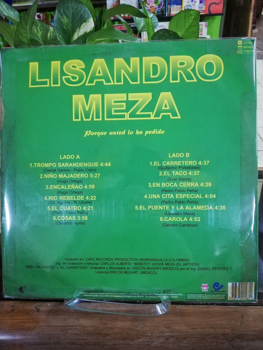 Imagen LP LISANDRO MEZA - PORQUE USTED LO HA PEDIDO 2