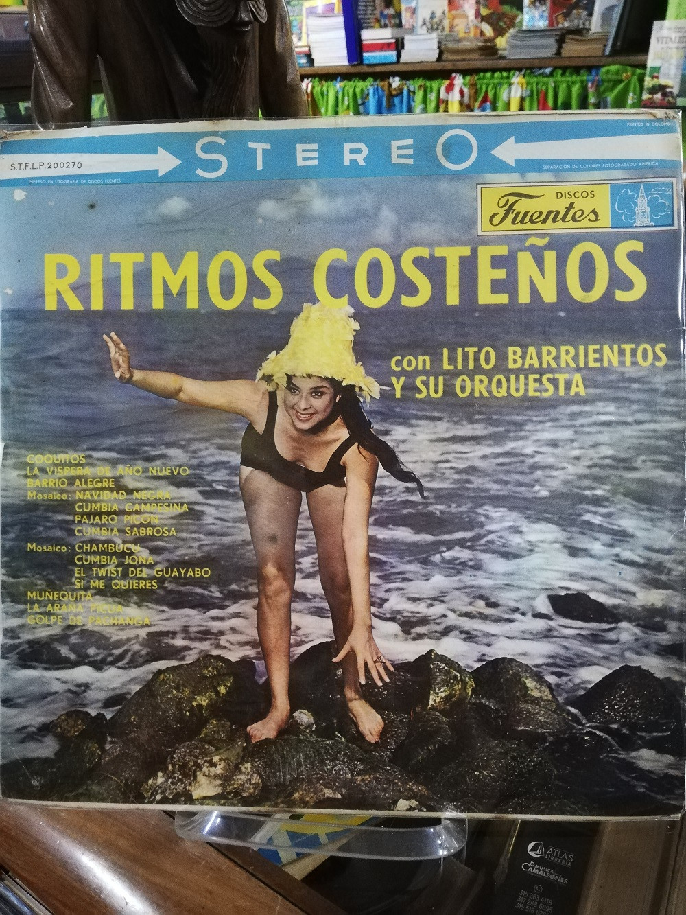 Imagen LP LITO BARRIENTOS Y SU ORQUESTA - RITMOS COSTEÑOS