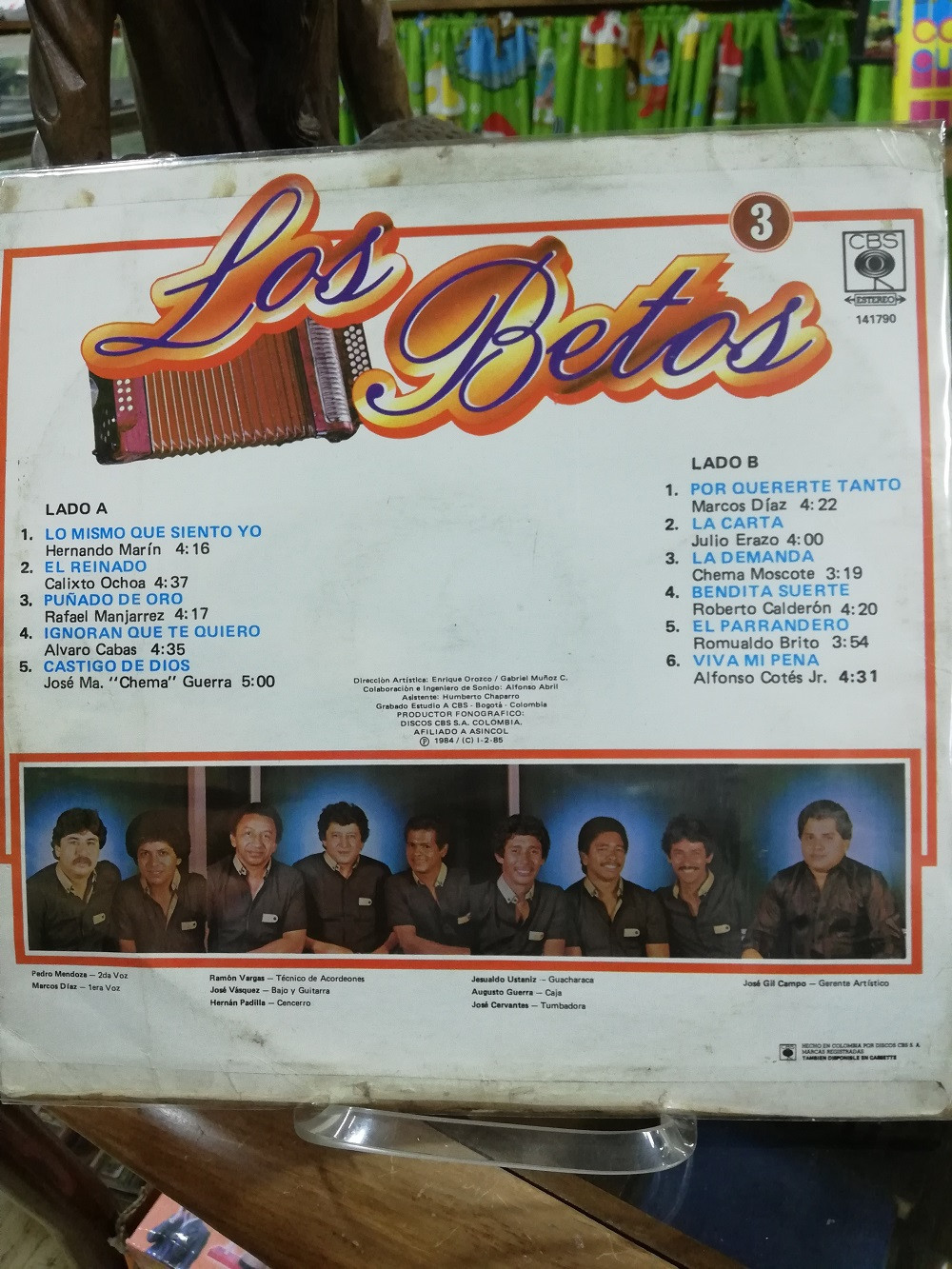 Imagen LP LOS BETOS - POR QUERERTE TANTO 2