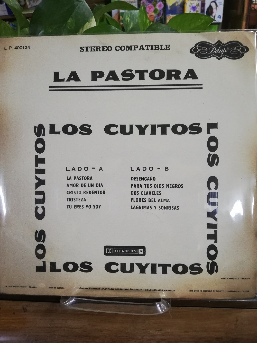 Imagen LP LOS CUYITOS - LA PASTORA 2