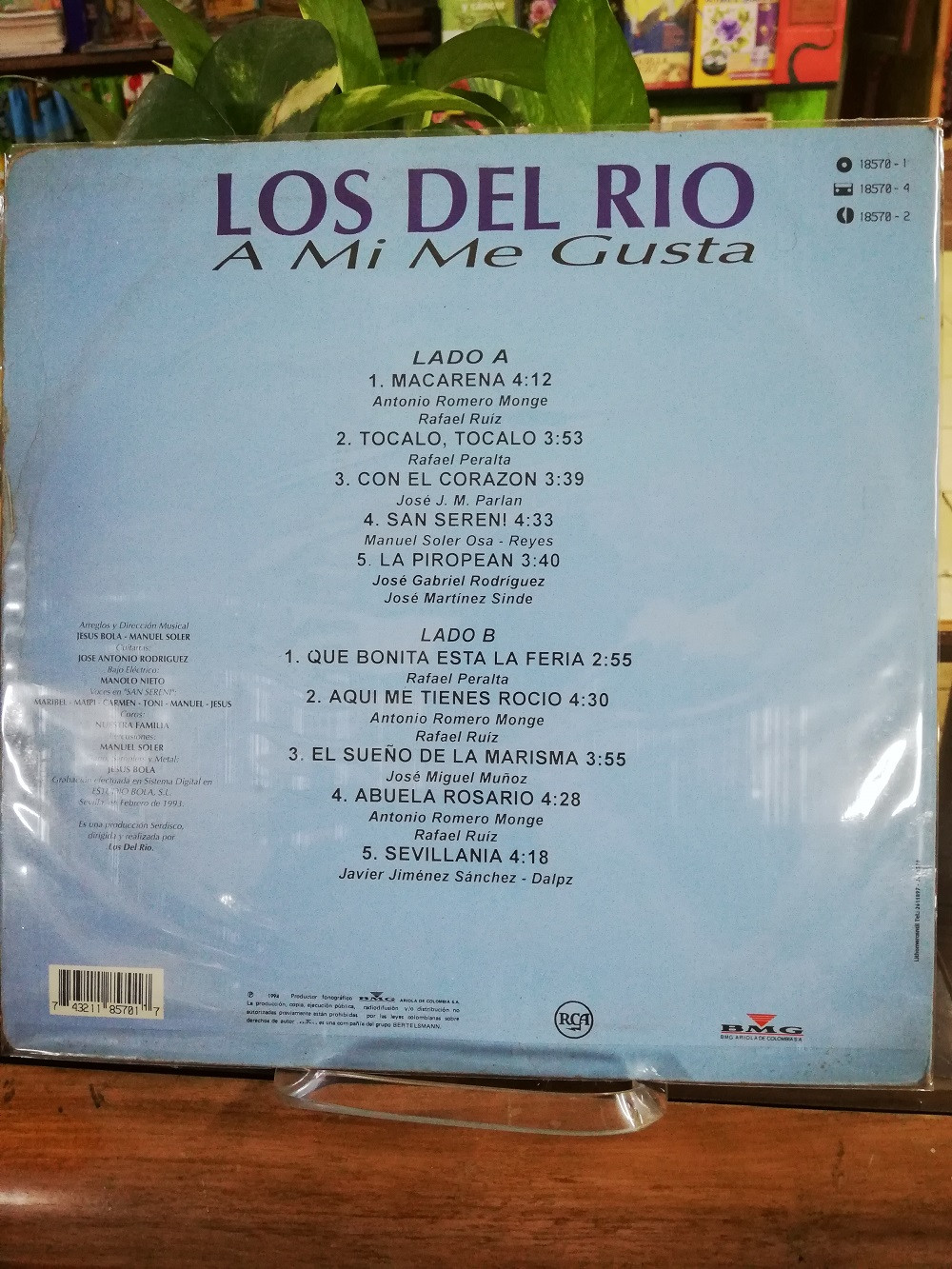 Imagen LP LOS DEL RIO - A MI ME GUSTA  2