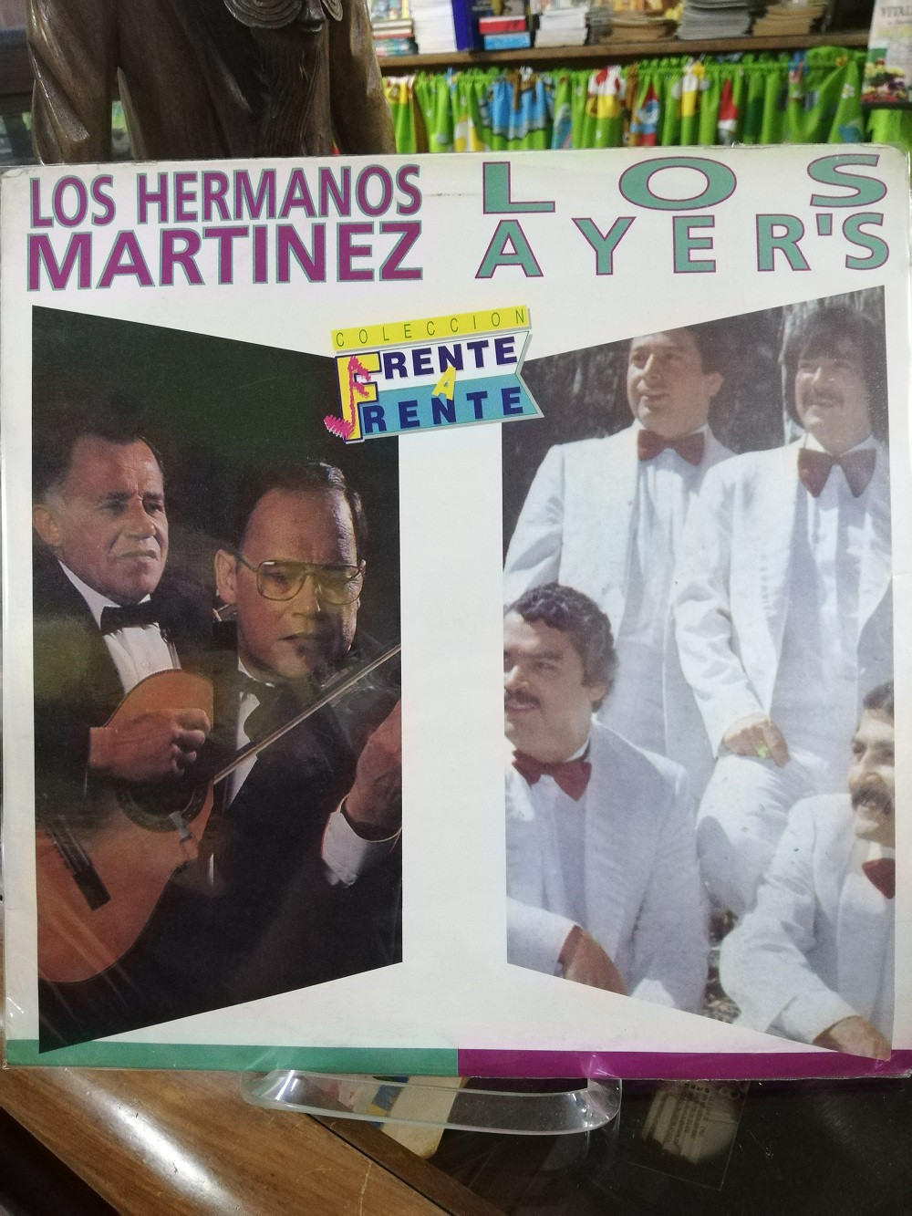 Imagen LP LOS HERMANOS MARTINEZ Y LOS AYER´S - FRENTE A FRENTE