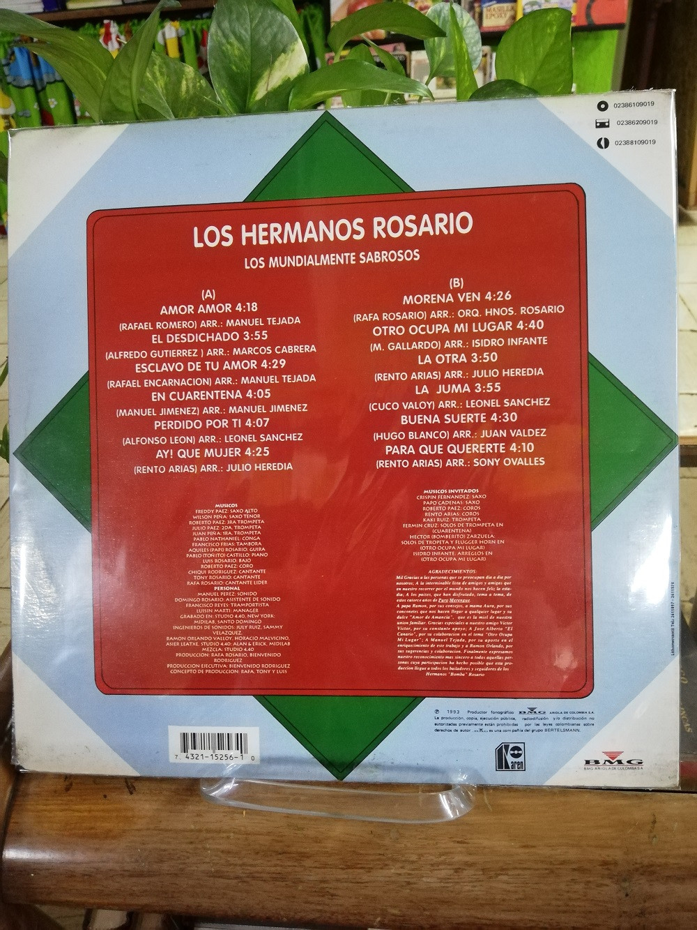 Imagen LP LOS HERMANOS ROSARIO - LOS MUNDIALMENTE SABROSOS 2