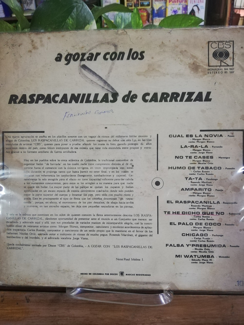 Imagen LP LOS RASPACANILLAS DE CARRIZAL - A GOZAR 2