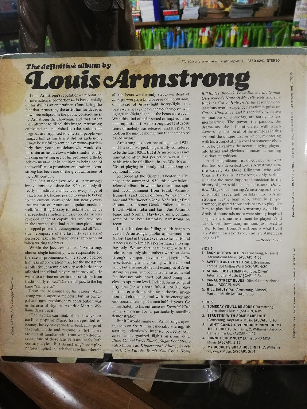 Imagen LP LOUIS ARMSTRONG - THE DEFINITIVE ALBUM 2