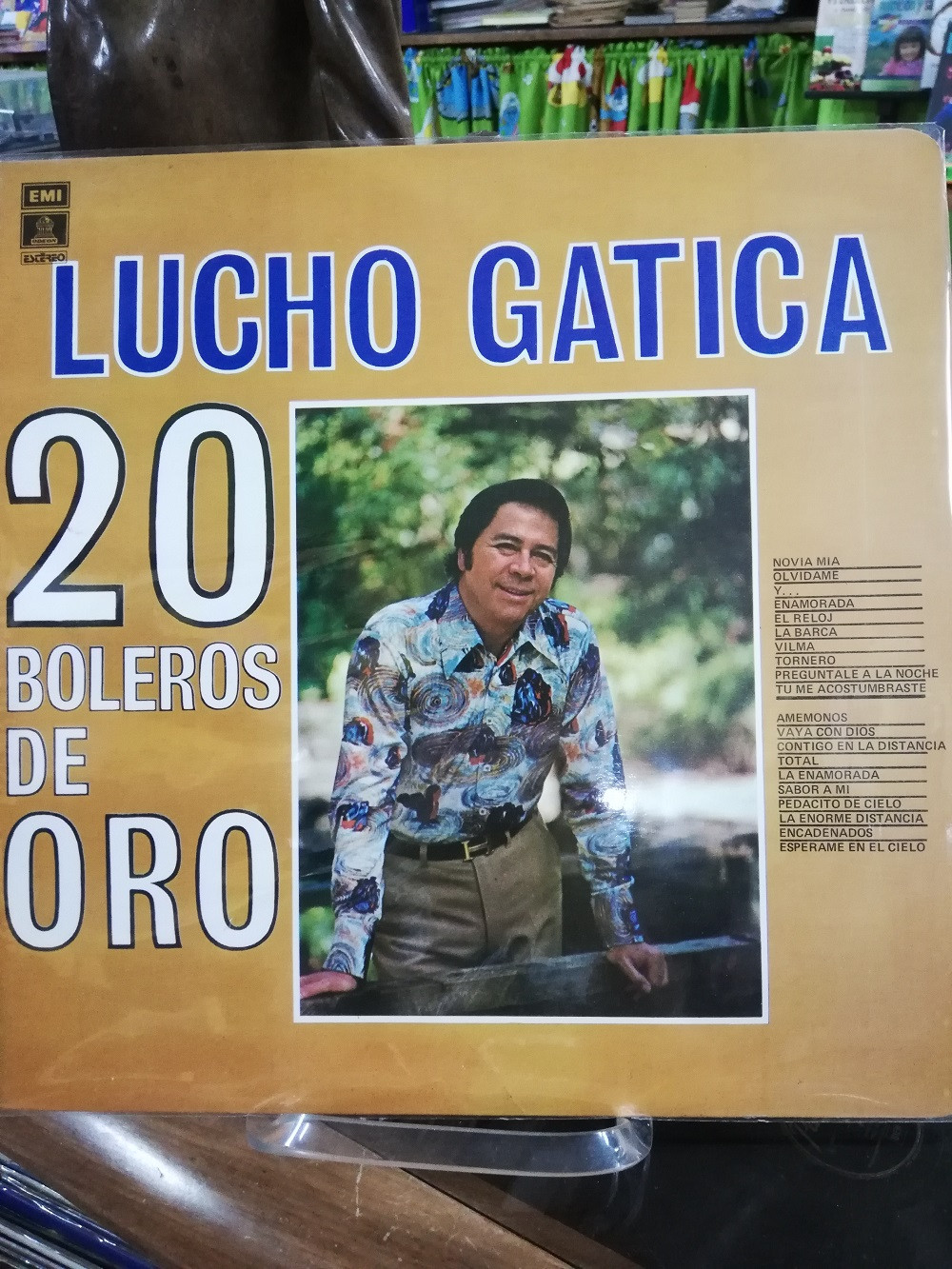 Imagen LP LUCHO GATICA - 20 BOLEROS DE ORO 1