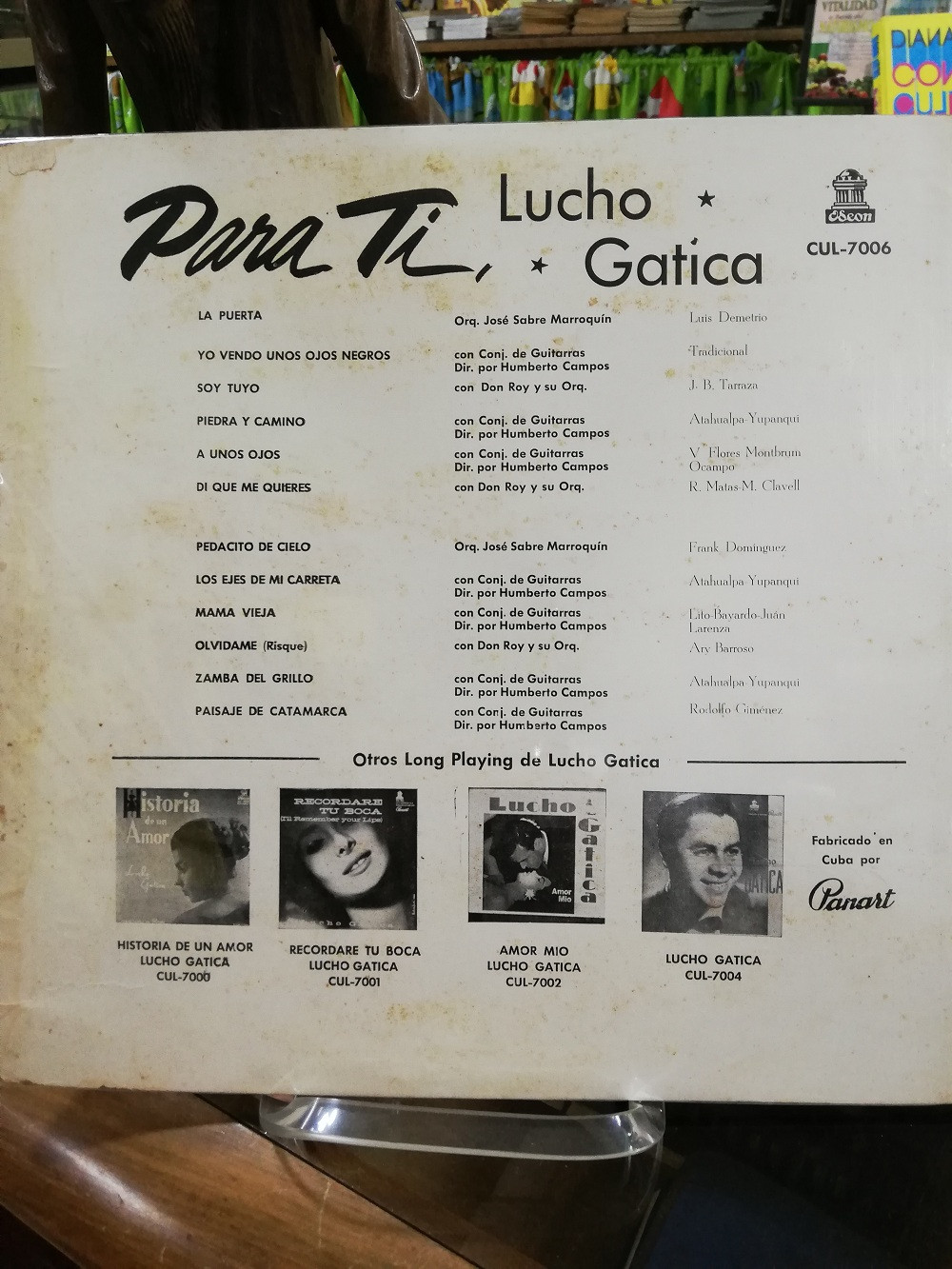 Imagen LP LUCHO GATICA - PARA TI 2