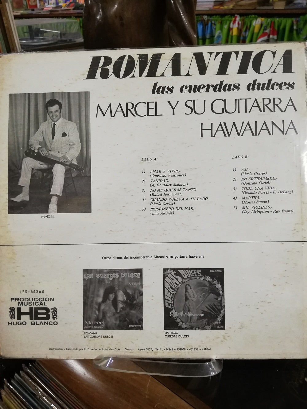 Imagen LP MARCEL Y SU GUITARRA HAWAIANA - ROMANTICA 2
