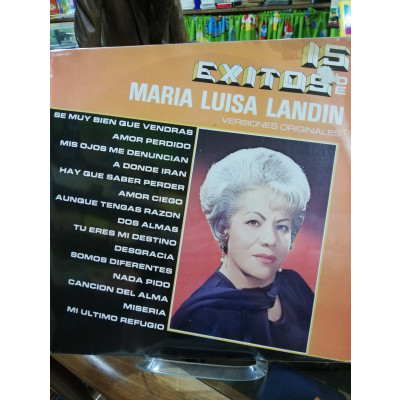 ImagenLP MARIA LUISA LANDIN - 15 EXITOS DE MARIA LUISA LANDIN