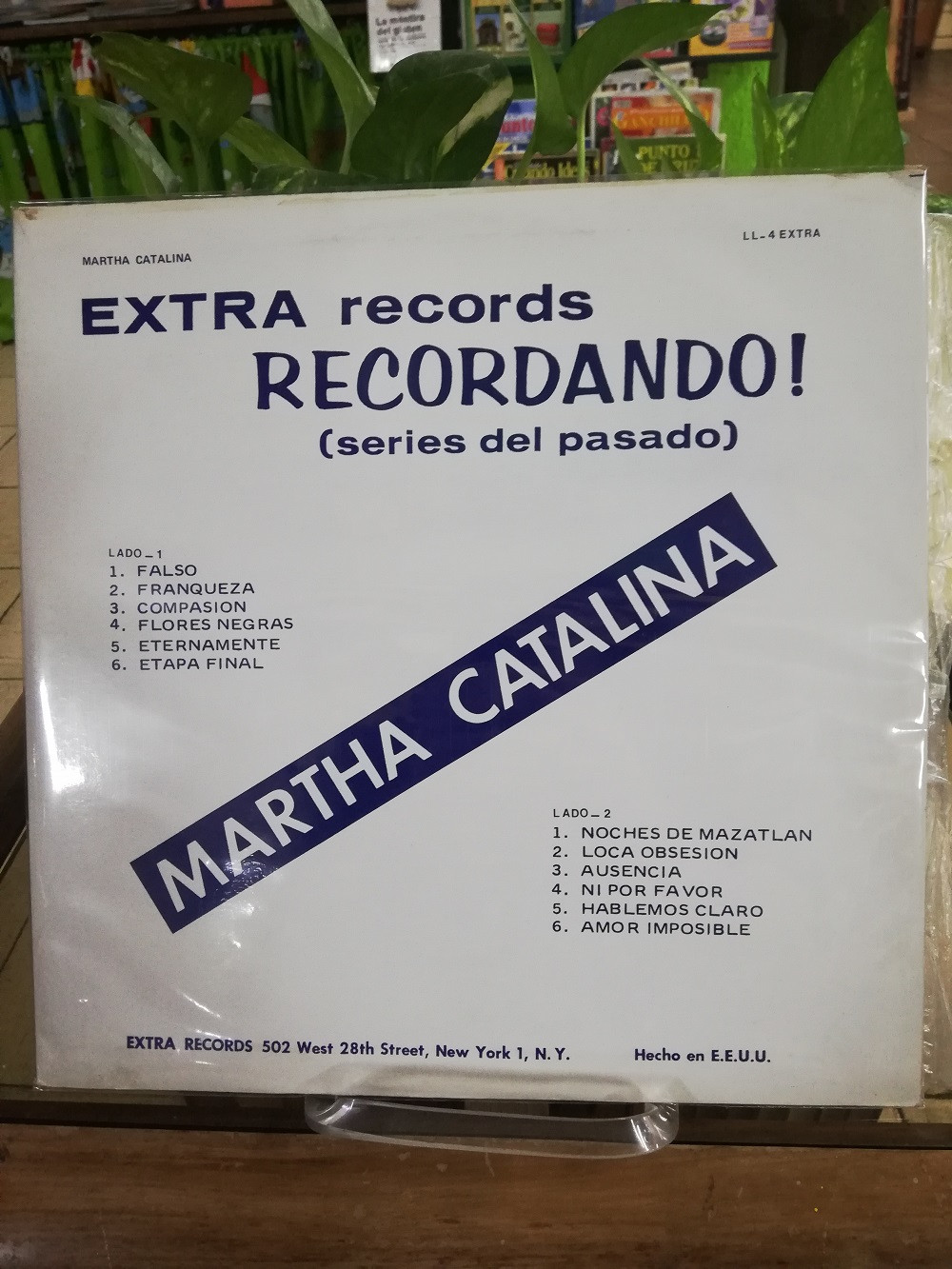 Imagen LP MARTHA CATALINA -RECORDANDO! 1