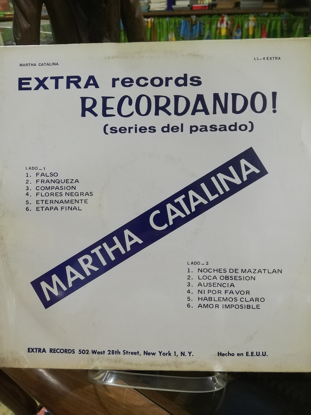 Imagen LP MARTHA CATALINA - RECORDANDO! 1