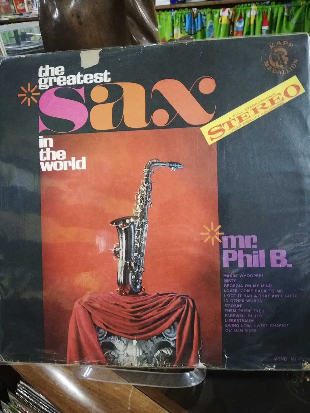 Imagen LP Mr. PHIL B. - THE GREATEST SAX IN THE WORLD