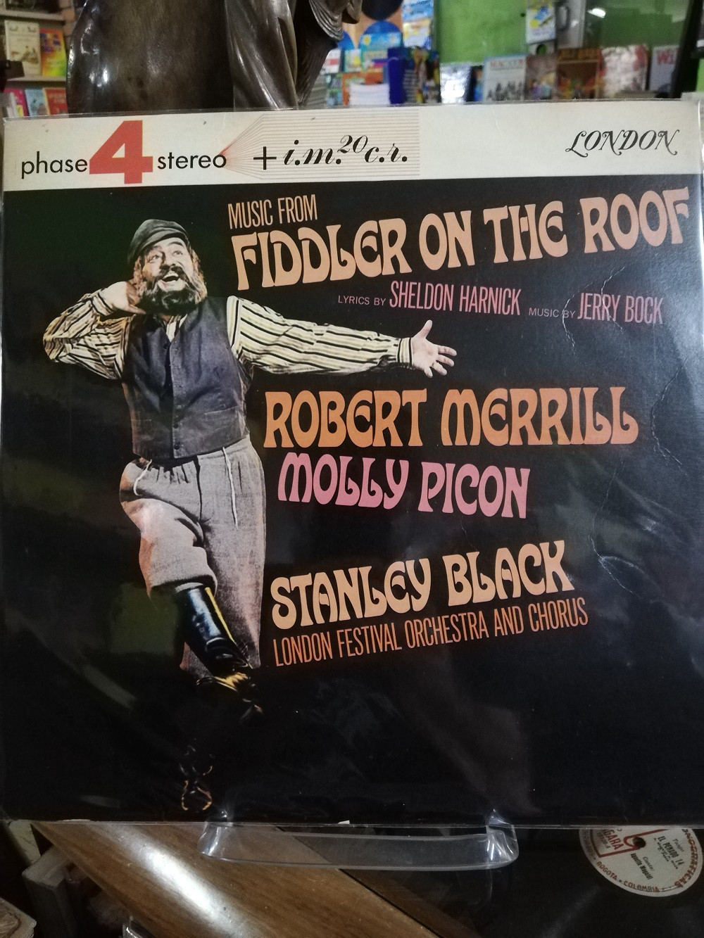 Imagen LP MUSIC FROM FIDDLER ON THE ROOF - STANLEY BLACK LONDON FESTIVAL ORCHESTRA AND CHORUS 1