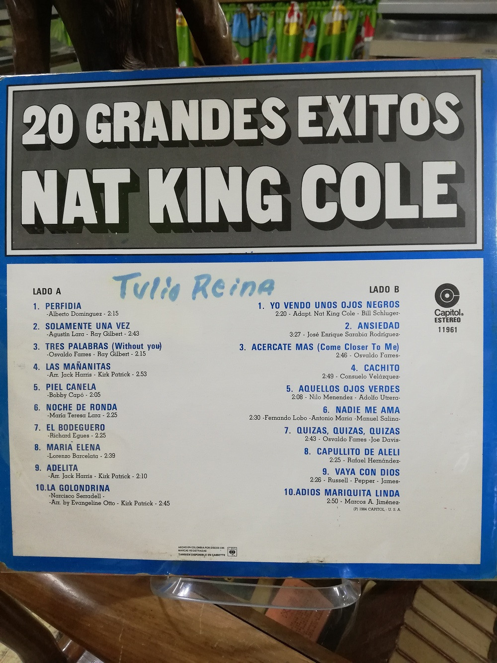 Imagen LP NAT KING COLE - 20 GRANDES EXITOS 2