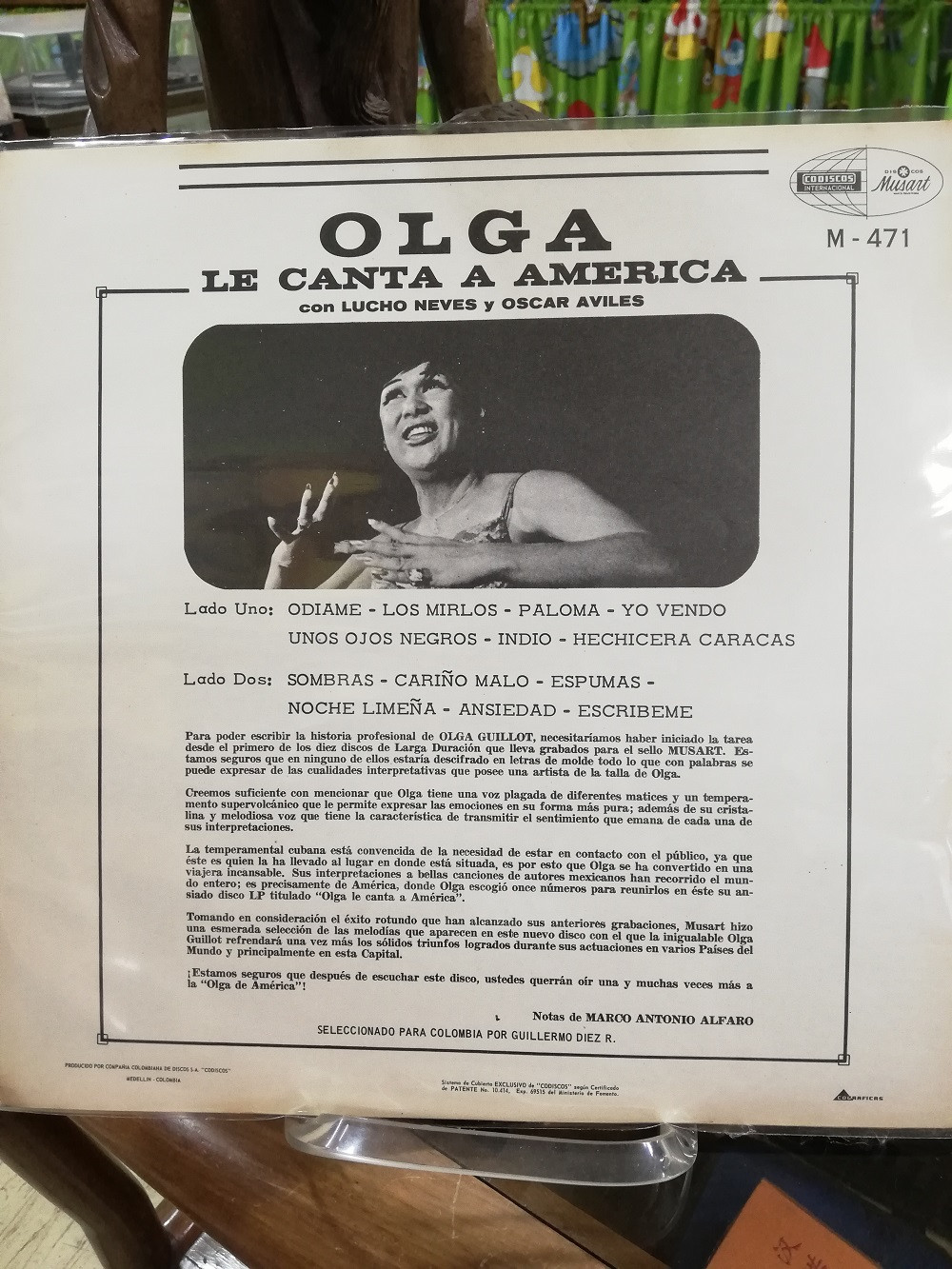 Imagen LP OLGA GUILLOT - OLGA CANTA A AMÉRICA 2