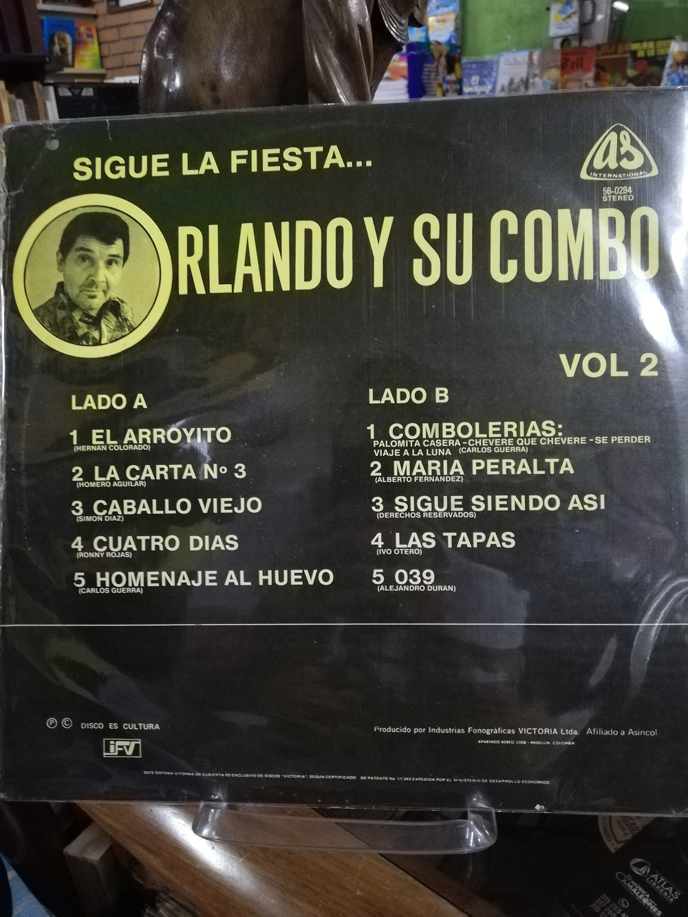 Imagen LP ORLANDO Y SU COMBO - SIGUE LA FIESTA VOL. 2 2