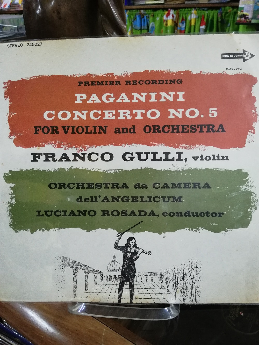 Imagen LP PAGANINI CONCERTO No. 5 - FRANCO GULLI, VIOLIN - LUCIANO ROSADA, CONDUCTOR 1