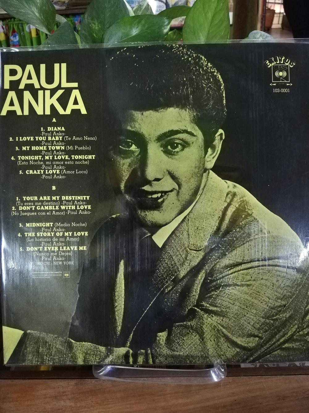 Imagen LP PAUL ANKA - EXITOS ORIGINALES 2