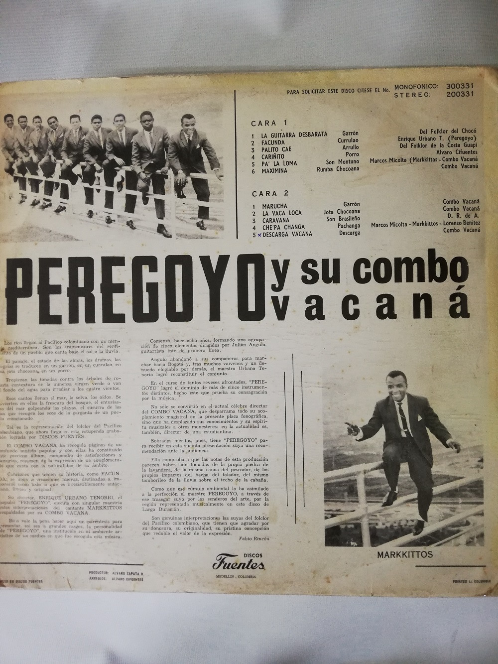 Imagen LP PEREGOYO Y SU COMBO VACANÁ - DESCARGA VACANÁ! 2