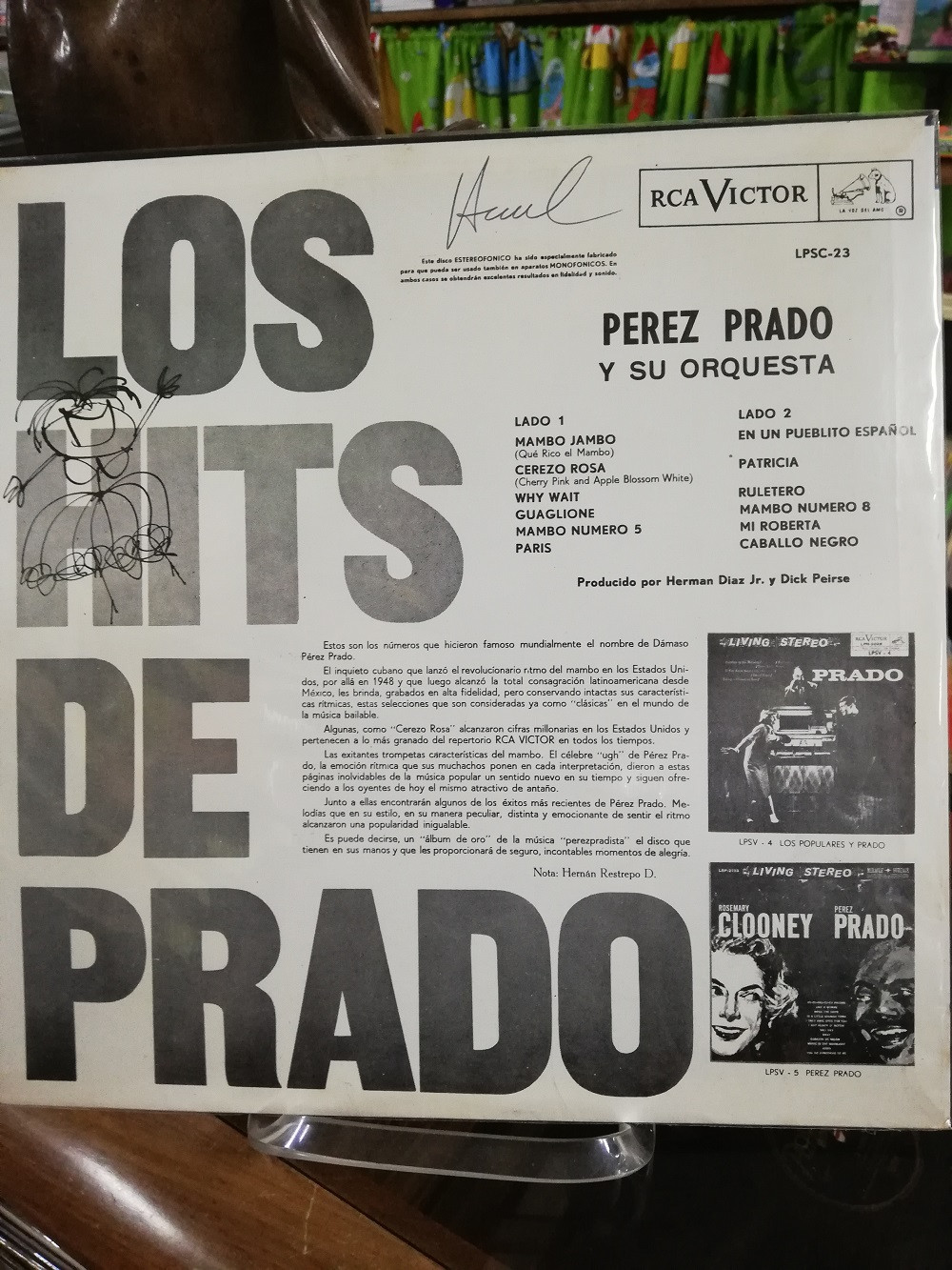 Imagen LP PEREZ PRADO - LOS HITS DE PRADO 2