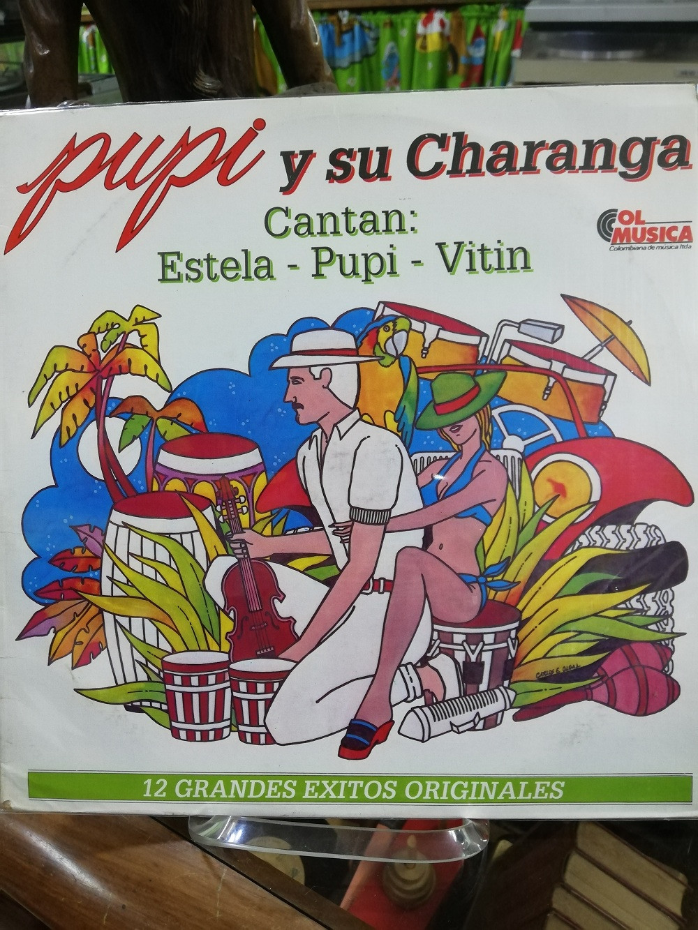 Imagen LP PUPI Y SU CHARANGA - 12 GRANDES EXITOS ORIGINALES 1
