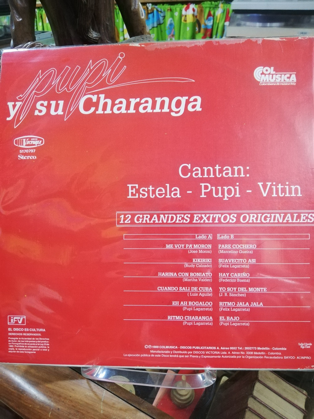 Imagen LP PUPI Y SU CHARANGA - 12 GRANDES EXITOS ORIGINALES 2