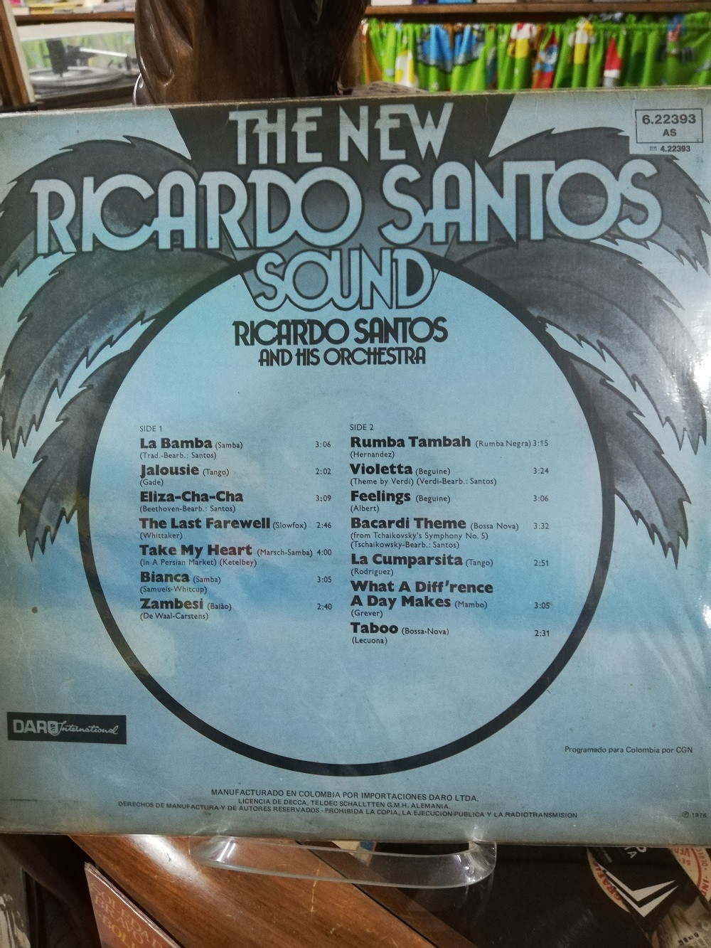 Imagen LP RICARDO SANTOS AND HIS ORCHESTRA - THE NEW RICARDO SANTOS SOUND 2