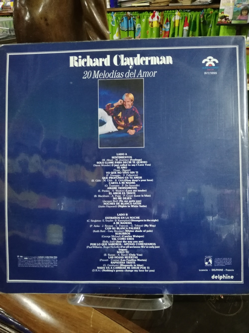 Imagen LP RICHARD CLAYDERMAN - 20 MELODIAS DE AMOR 2