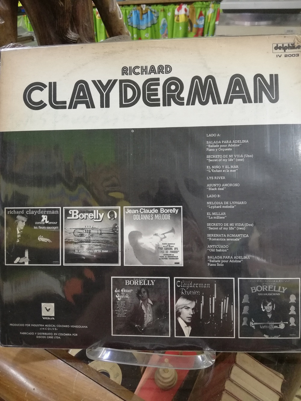 Imagen LP RICHARD CLAYDERMAN - RICHARD CLAYDERMAN 2