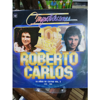 ImagenLP ROBERTO CARLOS - 10 AÑOS DE EXITOS VOL. 2 1976-1986